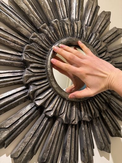 Decorative Sunburst Wall Mirror Vintage Style