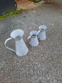 Handmade Antique Metal Jugs