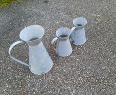 Handmade Antique Metal Jugs