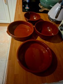 terracotta bowls