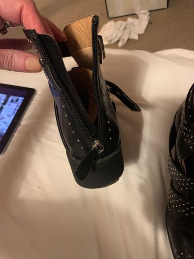 Studded ankle boots
