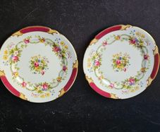 Shelley "Dubarry" Tea Plates