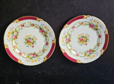 Shelley "Dubarry" Tea Plates
