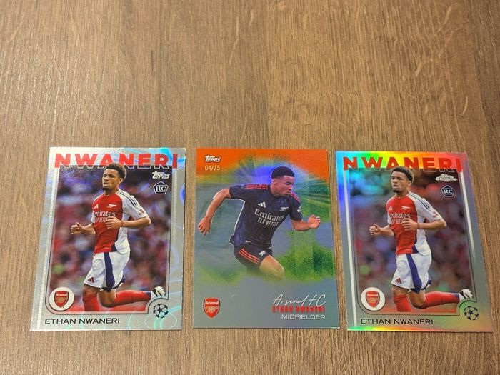 Topps Arsenal Bundle #1 Numbered, Short Print & More TOTAL 9 Cards