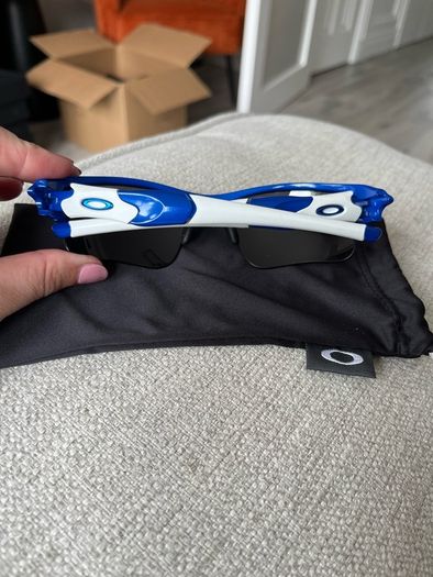 Oakley Flak Jacket XLJ - Blue/White