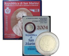 San Marino 2 Euro Brilliant Uncirculated Coin 2004 - Bartolomeo Borghesi