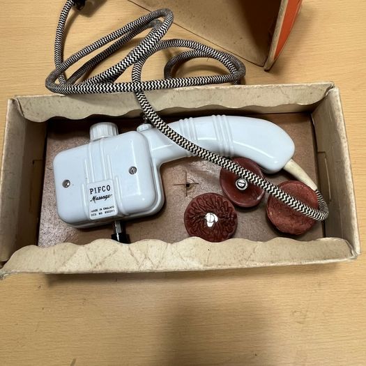 Vintage PIFCO Electric Massager for Rheumatism - boxed with all the papers - PROP
