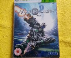 Box only Vanquish hard plastic box manual Xbox 360