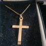 9ct gold Cross and chain Image 2
