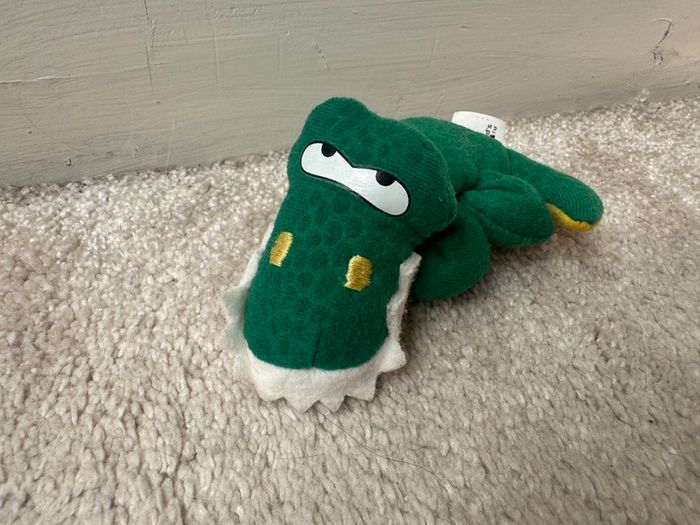 1998 Vintage McDonalds Happy Meal Soft Toys Hatching Eggs Crocodile Used Please see photos