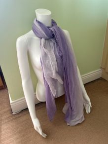 Purple scarf