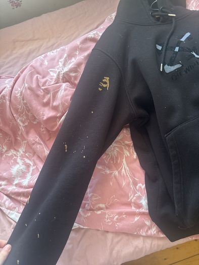 boys off-white hoodie