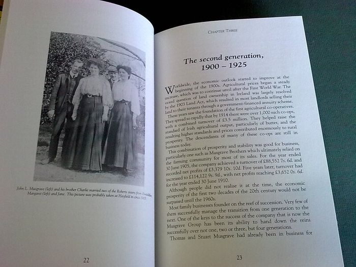 A history of Musgrave The first 125 years Ireland Irish