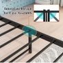 Double Bed Frame with Storage Wooden Headboard Image 5