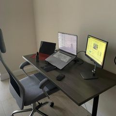 Desk  + Ergonomic Chair for Sale
