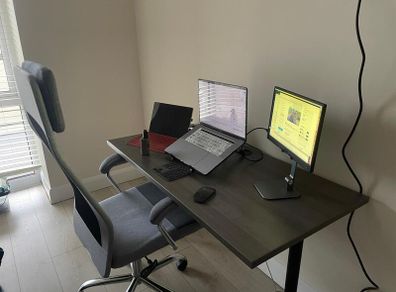 Desk  + Ergonomic Chair for Sale