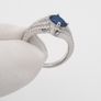 925 vintage sterling silver and CZ ring Image 5
