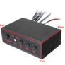 12V 6 Amber LED Flashing Grill Lights Bar Strobes Warning Lights Image 4
