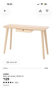 Ikea Lisabo desk