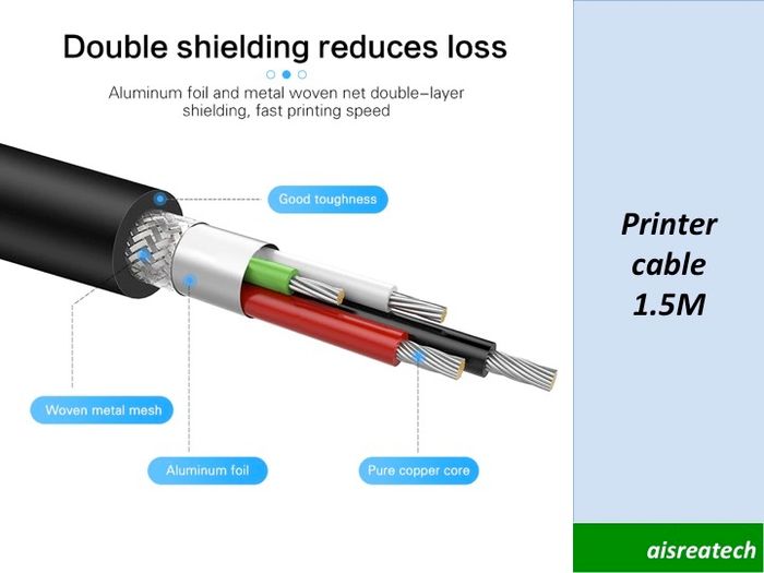 Printer Cable Printer Cord 1.5m