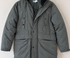 Levis Strauss Co Mens Khaki Green Padded Utility Parka Jacket M