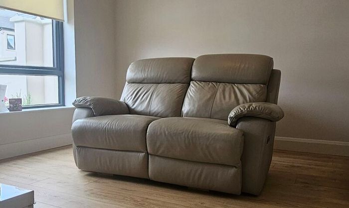 2 Seat Electric Recliner Leather Sofa