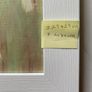 mid century abstract mixed media  collage on board framed and glazed unsigned Image 5