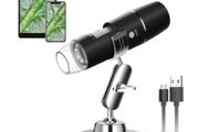Wireless Digital Microscope, WiFi, 50X to 1000X Zoom