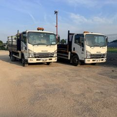 Izuzu tipper taxed and tested