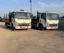 Izuzu tipper taxed and tested
