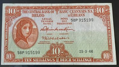 Lady Hazel Lavery. 1966 Banknote, Free Post