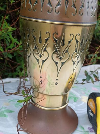 40 cms Daalderop Art Deco Copper and Brass Vase