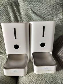 Two Xiaomi Smart Pet Food Feeders