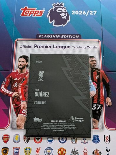 Luis Suarez Black Edge Edition Topps Flagship Edition Hobby Box 2026/27