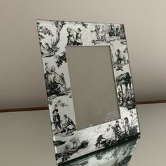 Matthew Williamson Toile Silver Crackle frame