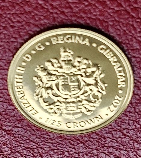 Gibraltar 1/25 Crown 2022 Padraig Pearse 0.5 Gram .999 Gold coin