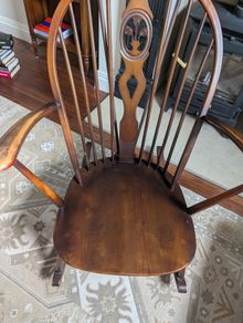 Ercol rocking chair - vintage wooden design