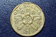 Singapore 1 dollar coin