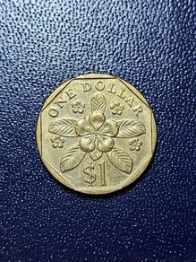 Singapore 1 dollar coin