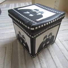 Beatles vinyl storage box/cube foldable