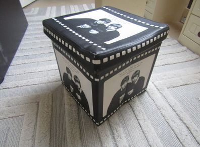 Beatles vinyl storage box/cube foldable