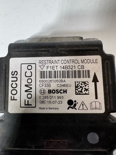 Ford Focus Mk3 Srs Air Bag Restraint Control Module Ecu F1et14b321cb A1l1b84s