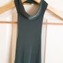Khaki Green Halterneck Open Back Bodysuit - Size 6 Image 4