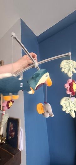 baby cot mobile jungle