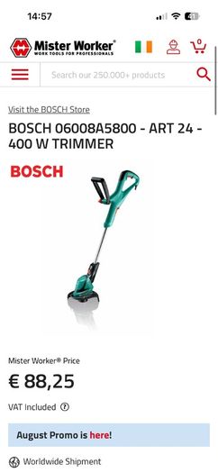 Bosch Combitrim corded electric grass trimmer
