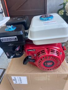 Gasoline micro engine 4KW four-stroke small power accessories 196CC flat key shaft engine OHV structure