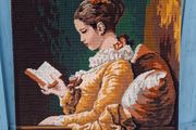 Vintage Needlework Picture