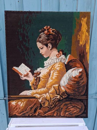 Vintage Needlework Picture