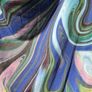 Marble print mesh dress Image 7