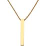 The Modern Line Bar Necklace Custom Engraving Available By R'Laith Image 3